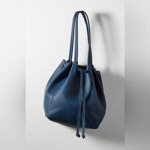 Anthropologie Like New Cubs Bucket Bag – Structured Drawstring Carryall